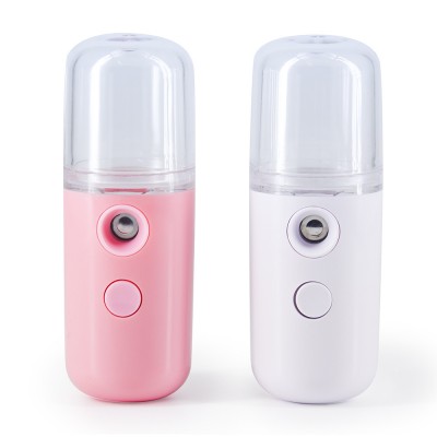 USB Mist Bottle Sprayers Mini 30ml Nano Portable Spray Facial Body Nebulizer Moisturizing Skin Supporting Alcohol and Milk