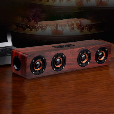 Real Wood Wireless Mega Bass Soundbar