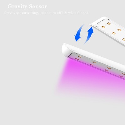 New Arrivals Uv Light Sterilizer Stick Travel Ultraviolet Sanitizing Wand For Home Hotel Toilet Car Pet Bed