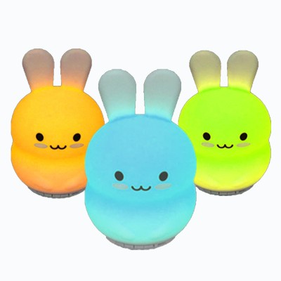 Rabbit Shape Silicone Music Touch Nightlight Bluetooth Speaker