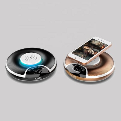 10W Qi Phone Stand Wireless Charger Speaker AZ-06