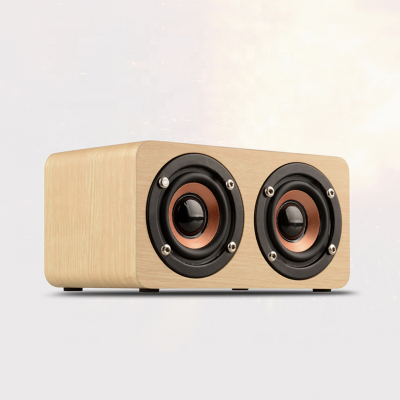 AZ-W4 5W Mini Wooden Retro BT Speaker